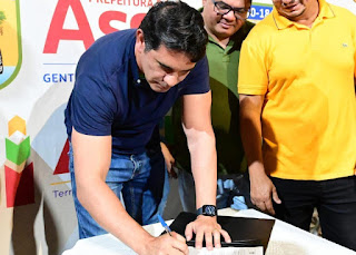 Bairro Feliz Assú receberá novas obras de pavimentação asfáltica