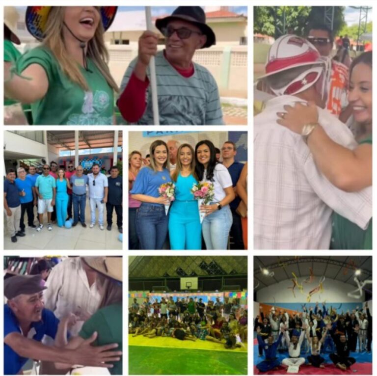 Mônica Silva com mais um final de semana de agenda recheada de compromissos