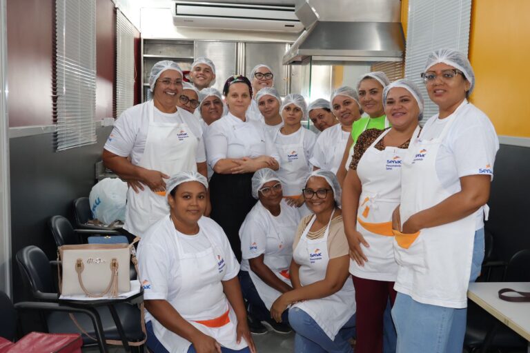Assú: Carreta Senac/Fecomércio capacita assuenses em cursos de gastronomia