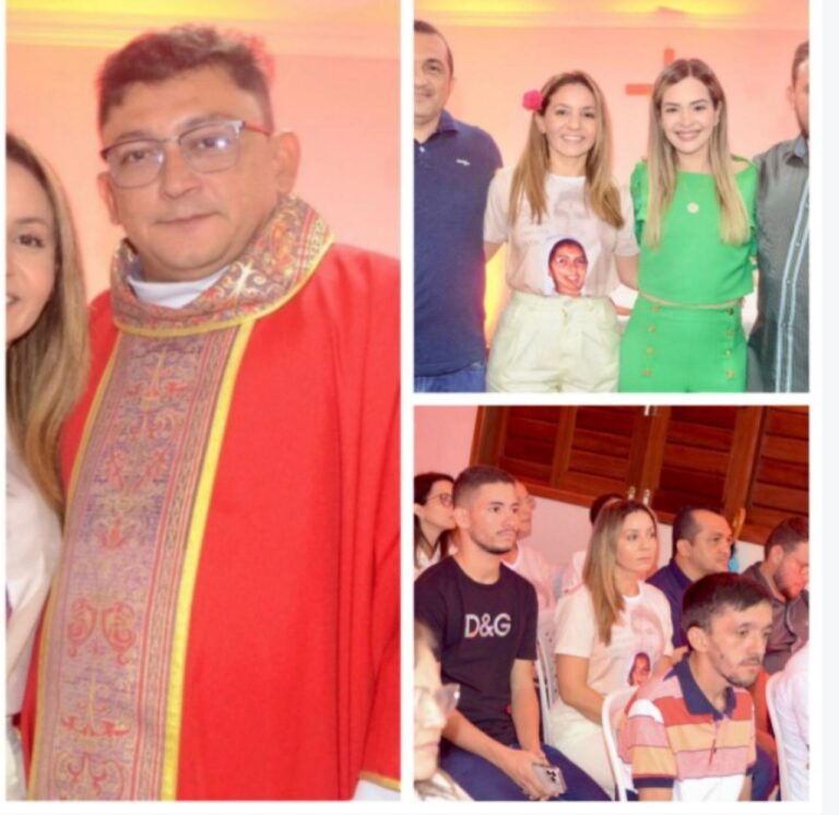 Mônica Silva participa de misse alusiva ao Tríduo da Beata Lindalva