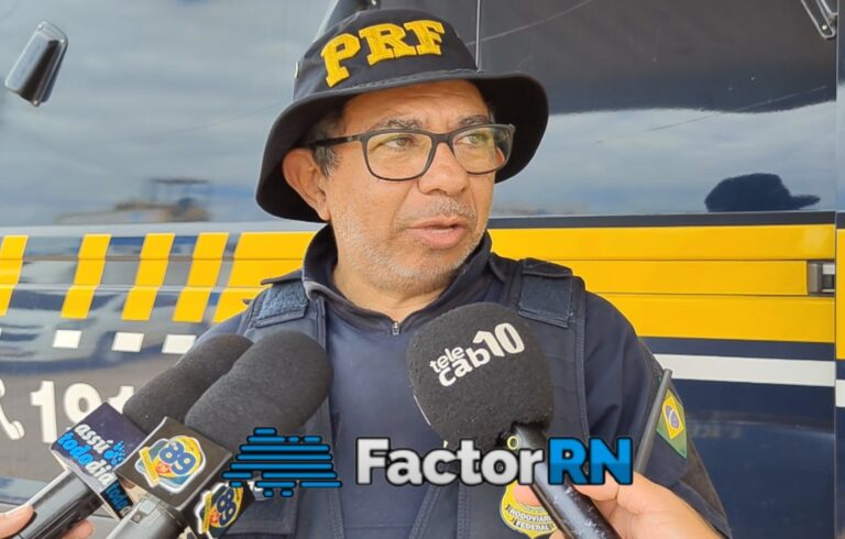 PRF e DER atuam na fiscalização de veículos na BR 304