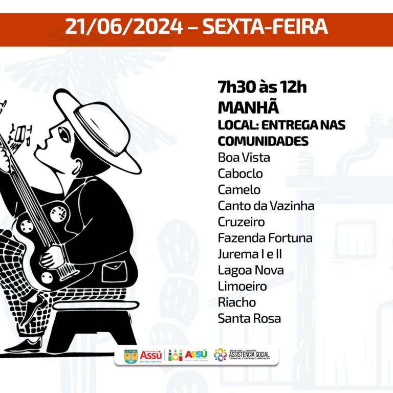 VALE CIDADÃO DE JUNHO. CONFIRA A DATA DA SUA LOCALIDADE. Atenção para as alterações.