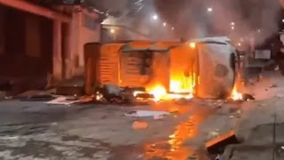 Protestos na Venezuela após reeleição de Maduro deixa mortos e feridos Protestos na Venezuela após reeleição de Maduro deixa mortos e feridos