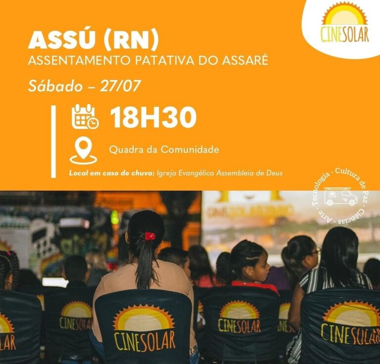 Cinema itinerante movido a energia solar chega a Assú e outras duas cidades do RN