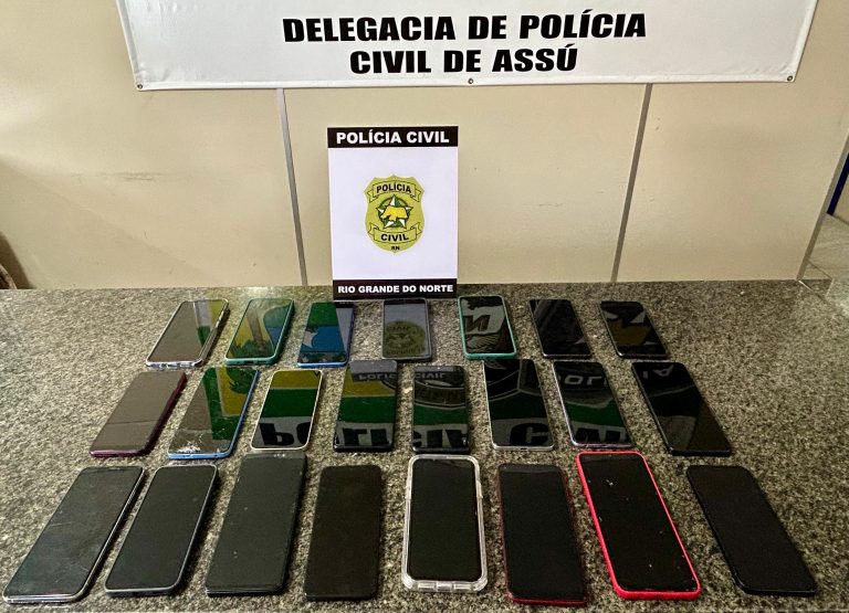 Polícia Civil recupera 23 celulares furtados e roubados em Assú