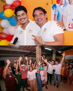 Doutor Gustavo recebe apoio do conselheiro tutelar João Marcelo em São Miguel do Gostoso