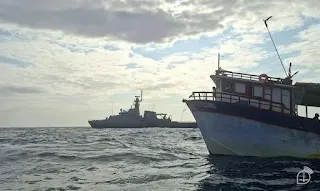 Operação da Marinha coordenada de Natal localiza barco pesqueiro desaparecido com seis tripulantes